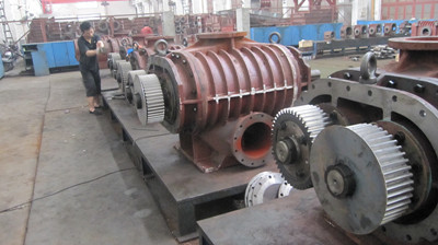 風機裝配車間一角